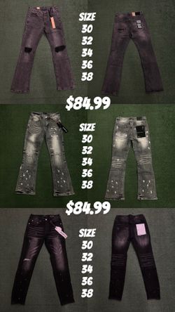 Purple jeans
