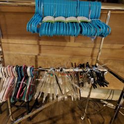 LOT Of Hangers Various Types And Sizes