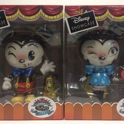 Enesco Disney Showcase Miss Mindy Mickey & Minnie Mouse Vinyl Figures