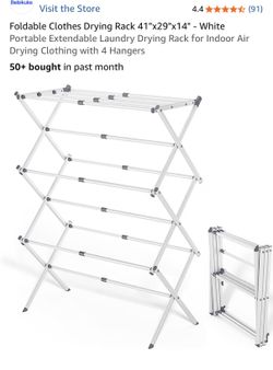 Clothes Foldable Drying Rack $10