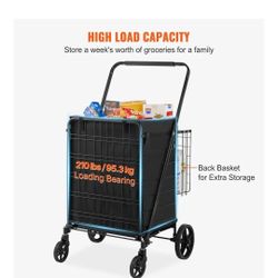 Folding Shopping Cart (Jumbo Size)