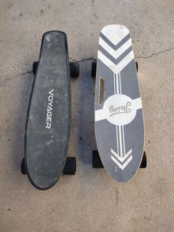 Electric skateboards as is as you see them 75th Ave Indian School no offers no trades $25 cash for both serious buyers only please