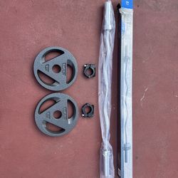 Olympic 2 Inch Curve Bar With 25.lbs X 2
