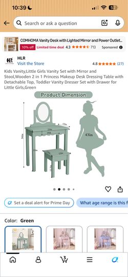 Vanity for little kids