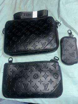 Black Designer Style Crossbody Bag Set