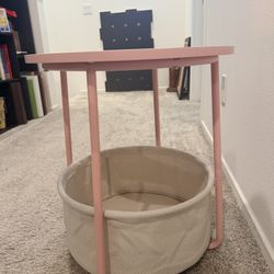 Pink Side Table 