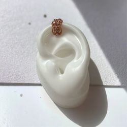 Ear cuff evening ear cuff valentines day gift art deco cuff non piercing cuff Evening Wear  Stylish Wedding Cuff