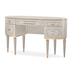 St. Charles Dove Gray Vanity Desk