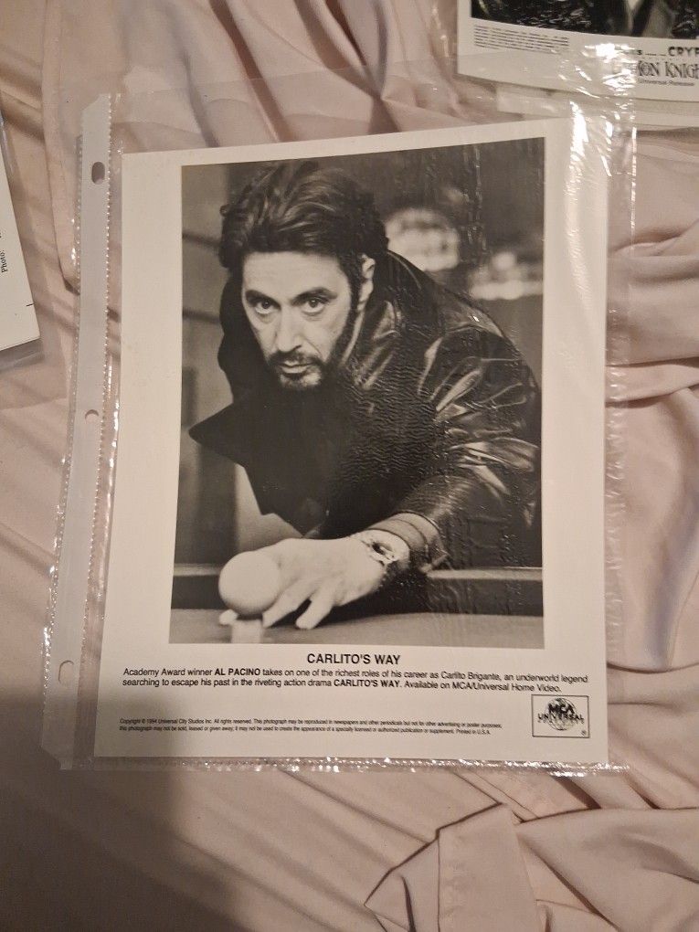 Carlitos Way Actual Movie Photograph