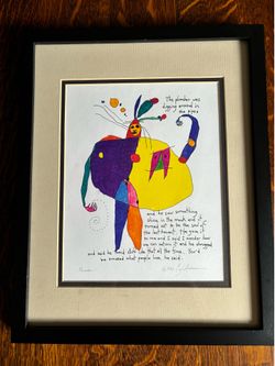 1993 Signed Brian Andreas ‘Plumber’ Print