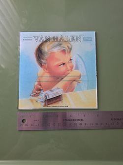 Vintage glass picture