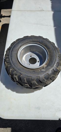 ATV rim and tire