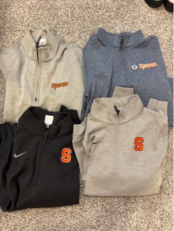 Syracuse quarter zips