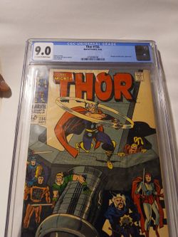 The Mighty Thor #156 CGC 9.0 Marvel 1968