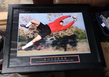 Framed Poster-motivation Goalkeeper