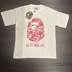 Pink Bape Tee (SIZES S-L AVAILABLE)