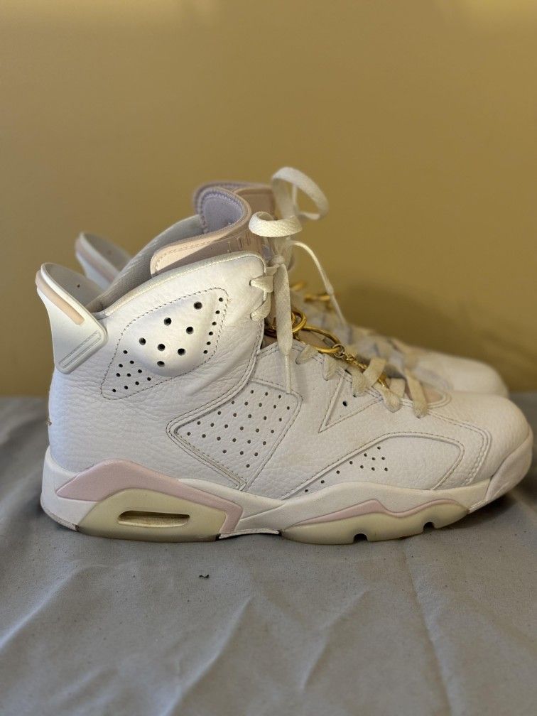 Women's Retro Air Jordan 6 "Gold Hoops"