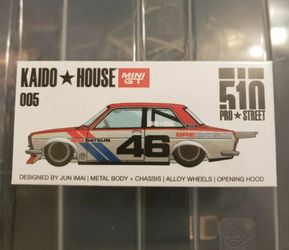 Kaido House 005 Mini GT 510 Pro Street Datsun BRE Sealed Diecast 1/64 Scale