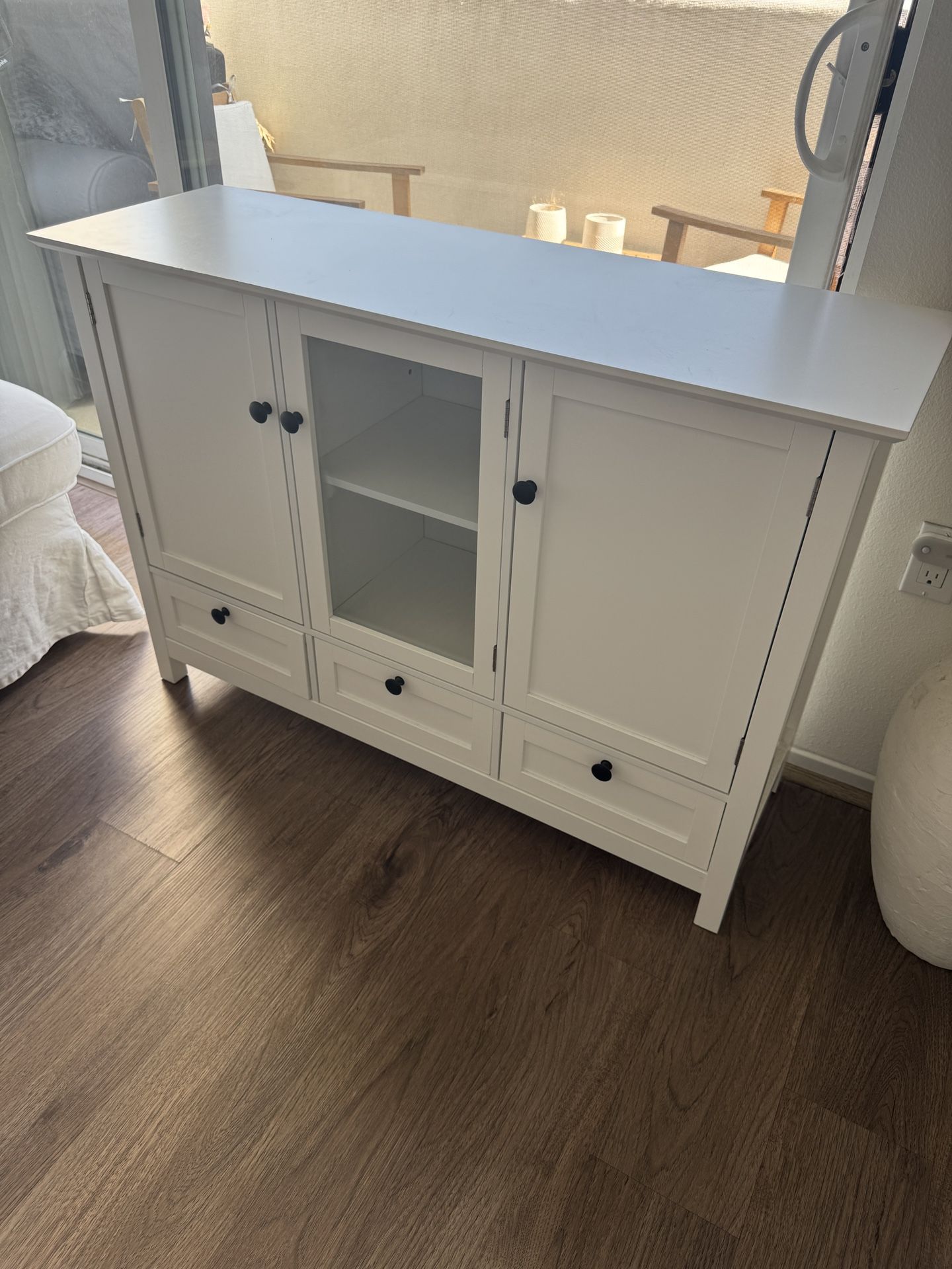 White Cabinets/TV console