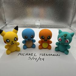 3D Printed Pokémon Figurines