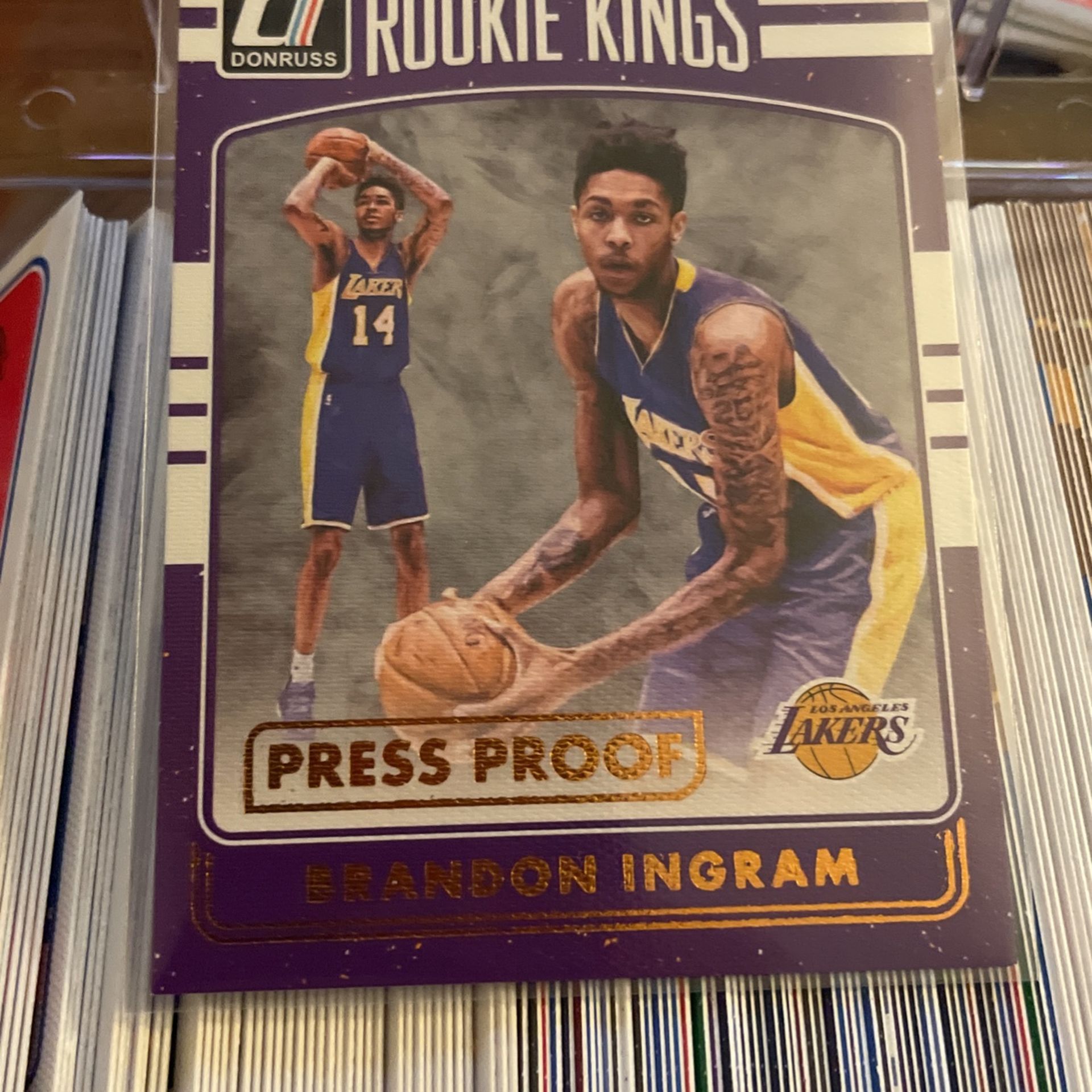 Brandon Ingram Rookie Kings Basketball Card 001