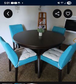 Dining table 4 chairs