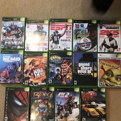 12 Xbox games $5 each. 