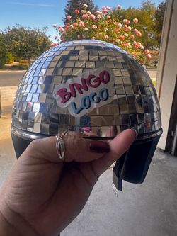 Bingo Loco Disco Ball Helmet