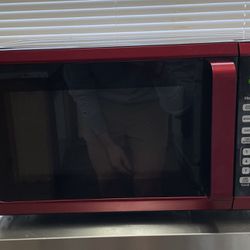 Red Hamilton Beach Microwave