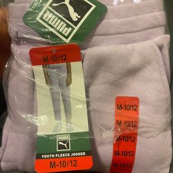 Youth Puma 🐆 Fleece Jogger Lavender