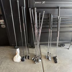Full Set Of Mens Golf Clubs Titleist / Callaway 