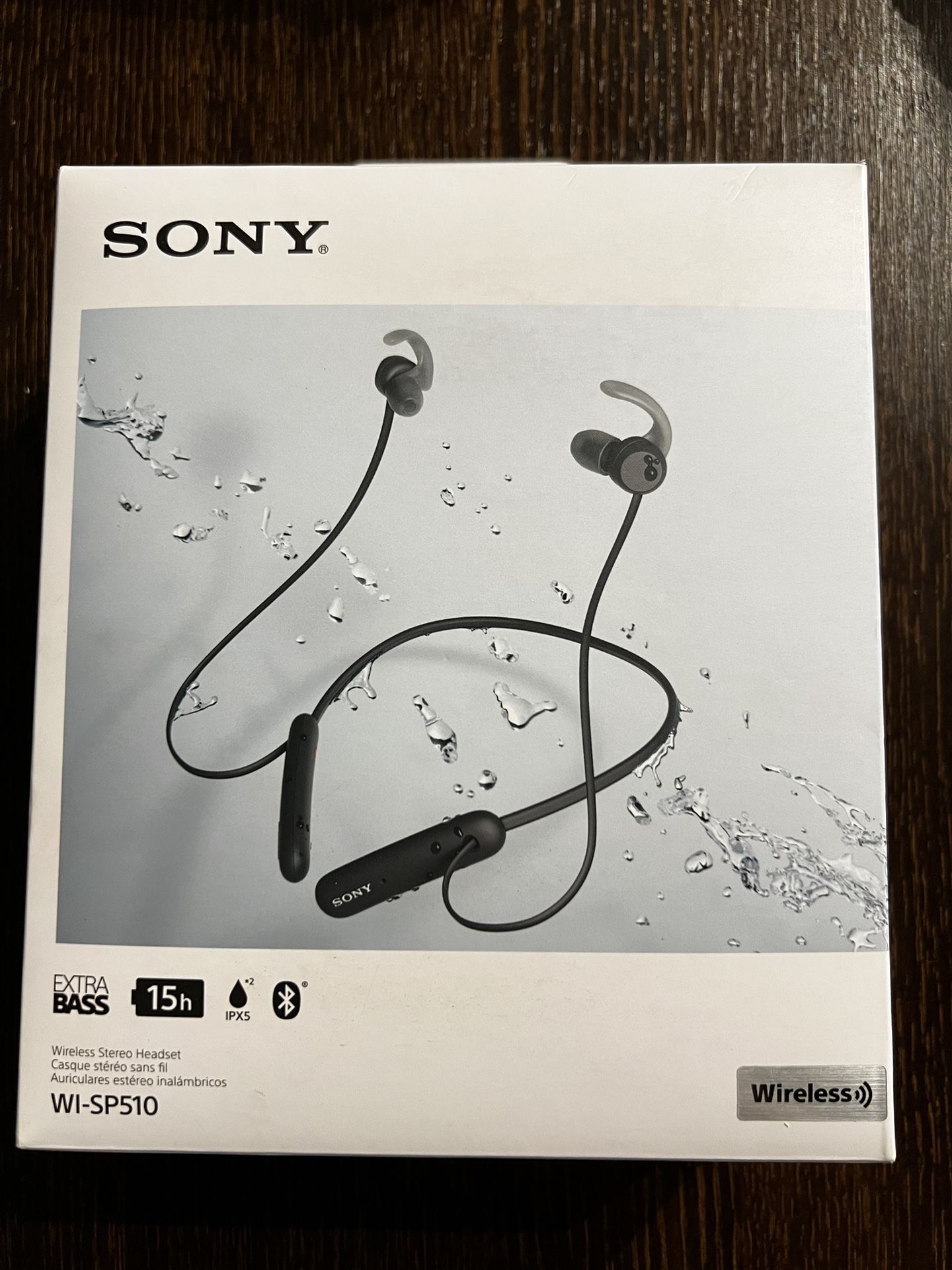 Sony WI-SP510 Wireless In-Ear Headphones - Black