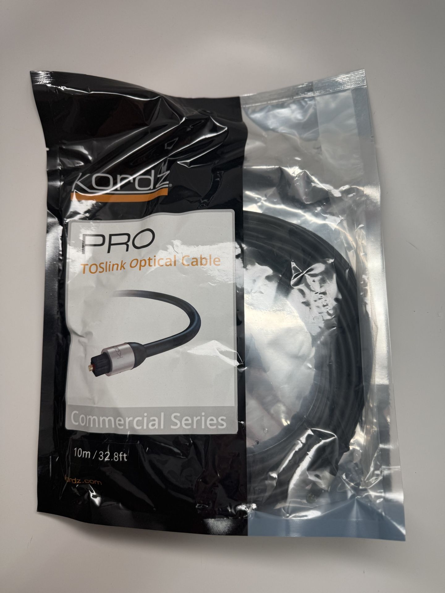 Kordz PRO-TL1000 Pro Series 10.0M TosLink Cable