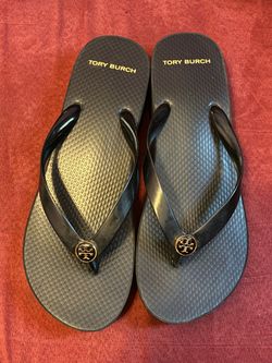 Tory Burch Flip Flop Sandal Shoes With Wedge Heel