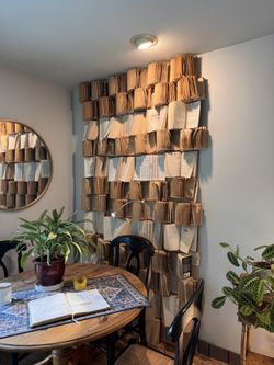 Book Wall Art Piece