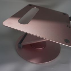 Pink 18” Height 360 Rotating Aluminum Laptop Stand 