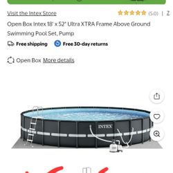 18 X 52 "  Pool 3 Yrs Old Used 2 Summers