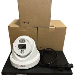 Combo NVR 8 Channels, 4 Cams CAM9603TW-X28 6MP, 1TB Hard Drive