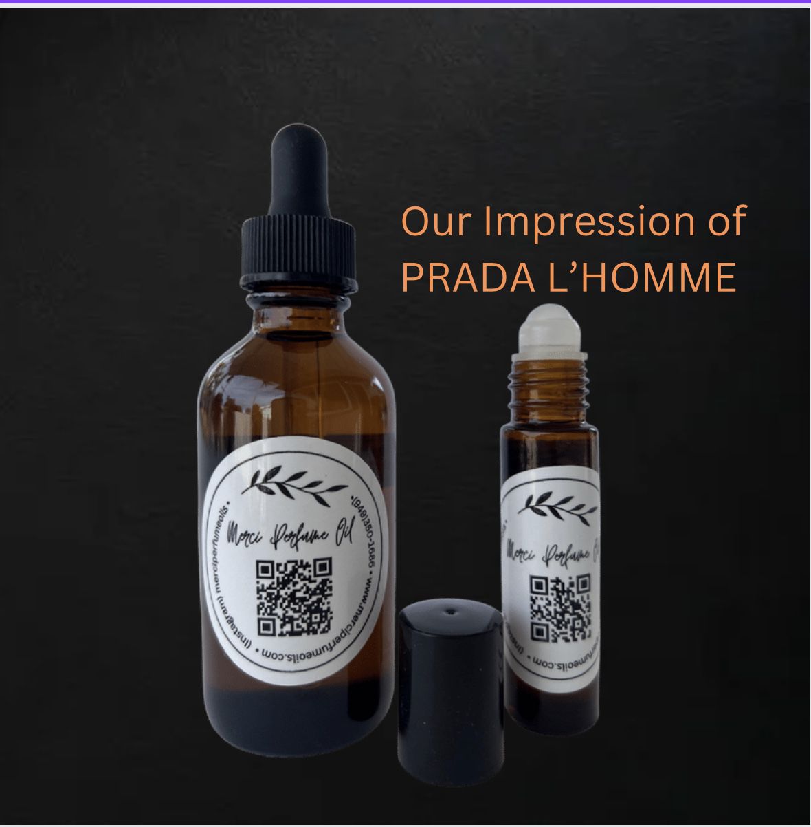PRADA L’HOMME TYPE Men Perfume Oils Long Lasting 60ml 
