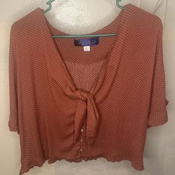 Orange Crop Top