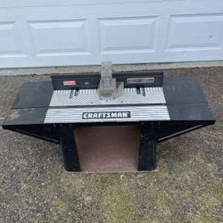 Craftsman Router Stand With Dust Collector 