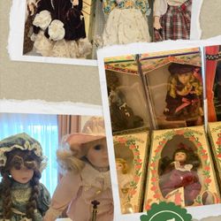 💥new SALE.  Lots Of Porcelain Dolls with/wo Boxes $11-21.  Holmdel Nj