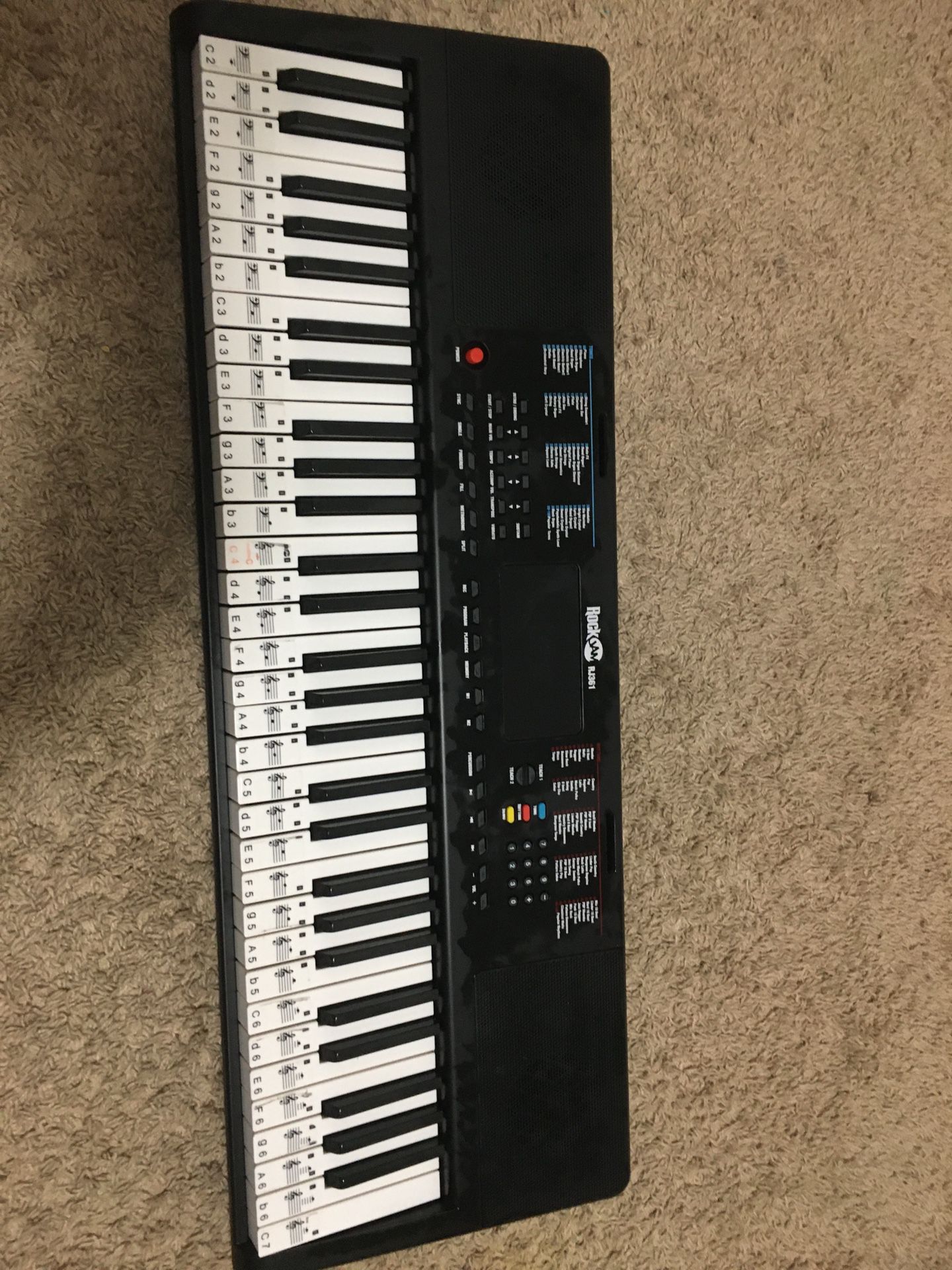 RockJam 61 Key Electronic Keyboard