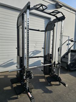 Jacked Up Fitness All In One Functional Trainer Squat Rack Smith Gym Equipment Machine