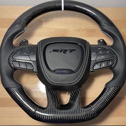 SRT CARBON FIBER STEERING WHEEL