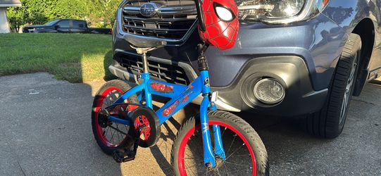 Spider Man kids bike
