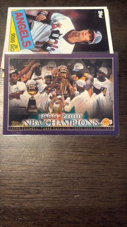 Topps Lakers 99-00 NBA championship