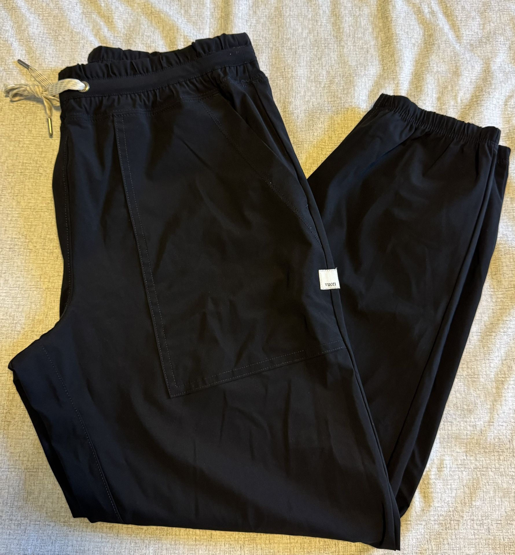 Vuori Size Small Miles Jogger Ankle Women Black Performance Run