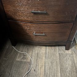 King bed frame/mattress/night stand