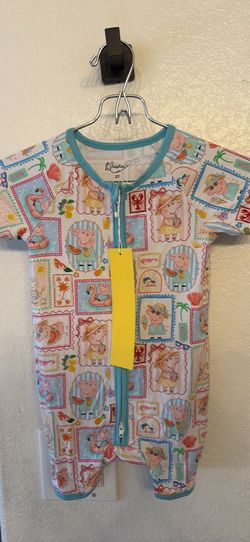 2t bamboo shorty romper